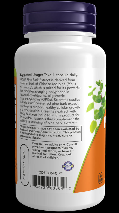 Image of Pine Bark Extract 240mg 90vcaps suggested usage